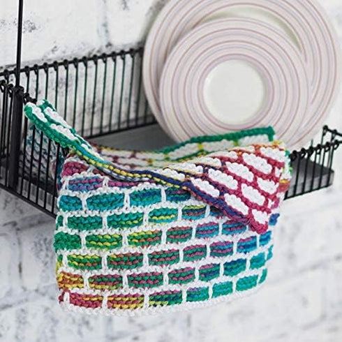 Lily Sugar'n Cream Ombre Yarn - (4) Medium Gauge 100% Cotton - 2 oz - Psychedelic (3-Pack)......