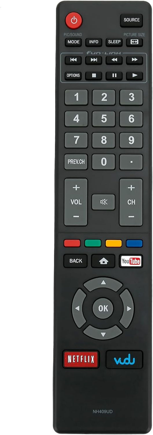 NH409UD Replace Remote Control fit for Magnavox LED Smart HDTV TV 32MV304X 32MV304XF7 40MV324X 40MV336X 50MV314X 55MV314X 43MV314X 43MV314XF7...