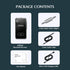 APEKX Bluetooth Adapter for Car, Wireless 3.5mm Aux Hi-Fi Audio Receiver with 15H Battery Life, for Home Stereo, Wired Headphones, and Speaker (Bl...