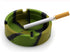 HOWDIA 3 Pack Silicone Ashtray, Premium Silicone Rubber Small Ashtrays for Outside, High Temperature Heat Resistant Round Design Ashtray Camouflag...