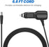 12V Car Charger with 5V Daul USB Ports and 5 Connectors for Radar Detector, LED Light Strip, Portable Air Pump, DVD Player, Monitor, Speaker, Brea...
