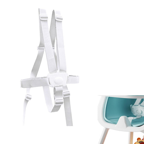 5 Point Harness Seat Belt Safety Strap Belt,Adjustable High Chair Strap,Baby Safe Harness for Stroller Pushchair Pram Buggy Safe Protection,Safety...