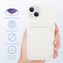 MZELQ Silicone Wallet for iPhone 14 Case, Card Holder Camera Protection Cover for iPhone 14 Case + Screen Protector, Card Slot Cute Case Compatibl...