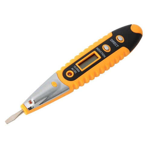 Test Pencil, Multi-Function Digital Display Voltage Tester Voltage Test Pen Pencil AC DC Detector with LED Lighting for Home Industry...