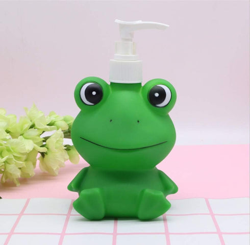 Dinosaur Panda Frog Cute Cartoon Animal Hand Soap Pump Lotion, Hand Soap, Shampoo, Shower Gel Dispenser, Suitable for Bathrooms, Kitchen Counterto...