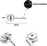 18 Pieces 925 Sterling Silver Ball Post Earing Studs with 18 Pieces Sterling Silver Butterfly Earring Back Round Ball Ear Pin with Loop for DIY Je...