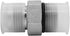 (2-PACK) 6400-08-08-O Hydraulic Hose Adapter Fitting 1/2" Male JIC 37° Flare (3/4"-16UNF) × 1/2" Male O-Ring Boss (3/4"-16UNF) SAE Straight Pipe J...