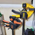 4 Pack Bar Clamp Wall Hanger Wall Storage Clip Bar Clamp Wall Rack Wall Mount Storage Utility Hooks, for Bar Clamp and other woodworking tools, Ha...