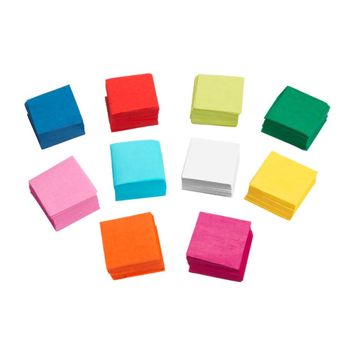 Colorations® Mini Tissue Squares – 10 Colors, 5,000 pieces...