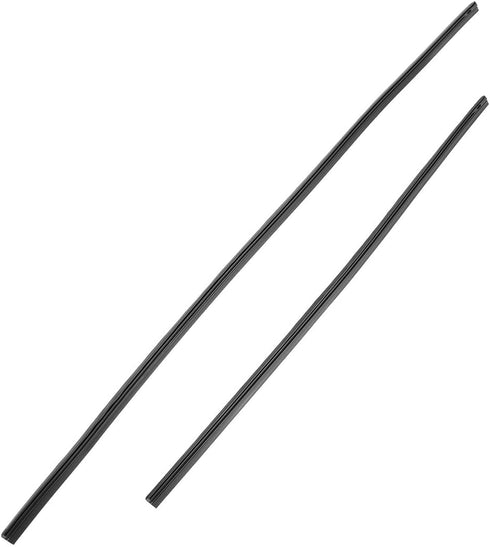 X AUTOHAUX 4pcs 475mm 650mm 19" 26" 8x10mm 3 Section Car Windshield Wiper Blade Refill...