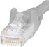 StarTech.com 4ft CAT6 Ethernet Cable - Gray CAT 6 Gigabit Ethernet Wire -650MHz 100W PoE RJ45 UTP Network/Patch Cord Snagless w/Strain Relief Fluk...