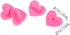 EXCEART 100pcs Rubber Pin Backs Love Heart Butterfly Clutch Backings Pin Keepers Cap Replacement for Badges Lapel Pin DIY Accessory...