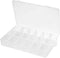 Extra Large 18 Grids Bead Storage Container Tackle Box, Bluedale Plastic Craft Organizer Compartment Box with Dividers for Jewelry, Art DIY, Washi...