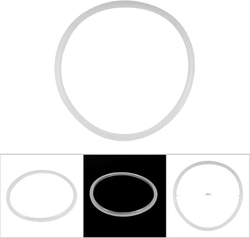 Instant Sealing Clear, Mini Gasket For Pressure Cooker 2 QT, Pressure Cooker Sealing, Suitable for Home Pressure Cooker Kitchen Tool...