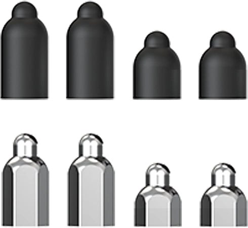 Jugbow 2 Sets of Long & Short Silicone Caps and Metal Prongs for DT61 Dog Training Collar...
