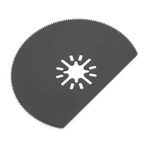 10Pcs Oscillating Saw Blades 80mm/3.1inch High Carbon Steel Semicircle Oscillating Multitool Quick Release Kit for Sanding, Grinding and Cutting...