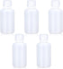60ml/5 Pcs HDPE Narrow Mouth Round Container, Leak Proof Plastic Lab Chemical Reagent Bottles, Water Sample Bottles (Translucence, 2 oz)...