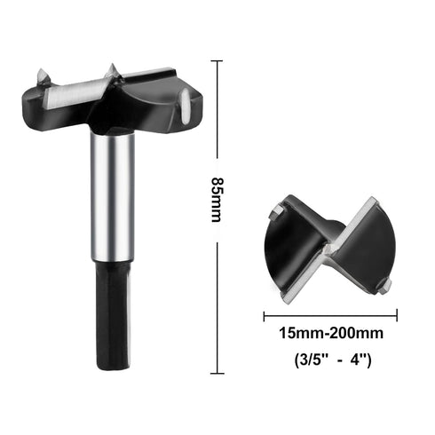 1-3/8"Forstner Drill Bit,Tungsten Carbide Tipped Wood Hole Saw for Hard Wood Plastic Plywood Woodworking Drilling Tool Cutter(35mm?...