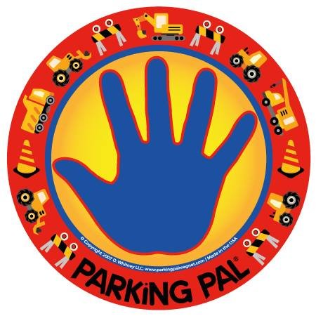 Car Magnet Safe Spot to Stand and Children's Safety Book Combo Pack (Trucks)...