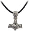 Men's Stainless Steel Chain Viking Norse Thor's Hammer Necklace Mjolnir Pendant Necklace Jewelry - Silver...