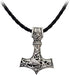 Men's Stainless Steel Chain Viking Norse Thor's Hammer Necklace Mjolnir Pendant Necklace Jewelry - Silver...