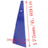 LQ Industrial Glue Spreader 6PCS Blue Plastic Glue Smear Sticks Applicator Leather Scraping Spreaders DIY Leather Craft Tool...