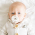 Ryan & Rose Cutie PAT Pacifier Teether (Flat, White)...