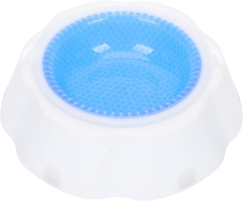 LUOZZY Kitten Bowl Pet Cooler Bowl Dog Frosty Water Bowl for House Summer Pet Drinking Bowl (Blue)...