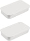 Vagocom 2Pcs Empty Push and Pull Storage Boxes,2.36x1.34x0.43inch / 60x34x11mm Small Metal Box with Lid for Storing Crafts, Sewing Supplies and Ot...
