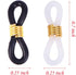 16 Pcs Eyeglasses Chain Ends Anti Slip Silicone Spring Rubber Connector Holder Retainer for Eyeglass Sunglasses Necklace Chain Adult Accessories...
