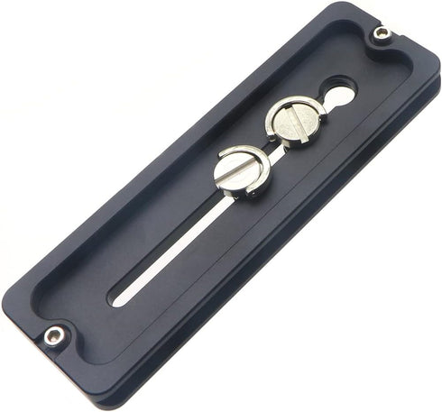 120mm Universal Quick Release QR Plate with 1/4" and 3/8" Mounting Screw for Tripod Mount Ball Head DSLR Camera Arca Swiss Compatible...
