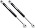 2PCs Universal Gas Charged Lift Supports Spring Struts Shocks Dampers Force 40 Lbs/178 N Per Prop, Force Per Set 80 Lbs/356 N, Extended Length 10 ...
