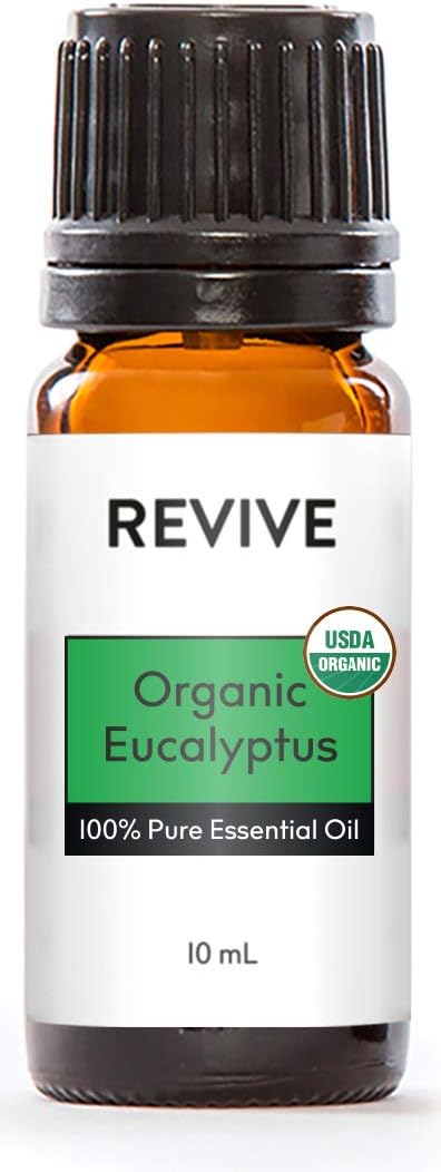 USDA Certified Organic Eucalyptus Essential Oil by Revive Essential Oils - 100% Pure Therapeutic Grade, for Diffuser, Humidifier, Massage, Aromath...