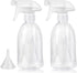 Empty Clear Plastic Spray Bottles 13.5oz/400ml Adjustable Nozzle Mist/Stream Water Spray Bottle Heavy Duty Spraying Bottles Plant Mister Spray Bot...