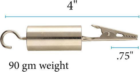 The Beadsmith Kumi Lite Weight, 90gm (3.1oz), with Alligator Clip, Use When Creating Kumihimo Braids, For Consistent Tension When Braiding...