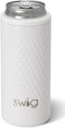 Swig Life Skinny Can Cooler, 12oz Insulated Slim Can Holder, Stainless Steel Cooler, Covers for Tall Beer Bottles, Beach Accessories for Women (Go...