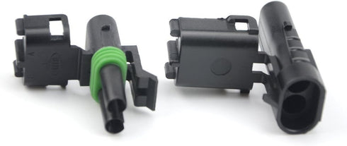 Weather Pack 2 PIN Connectors 5 Sets 12-16 AWG used for cars, trucks, motorcycle, boat, trailer, marine, jetski (2 PIN)...