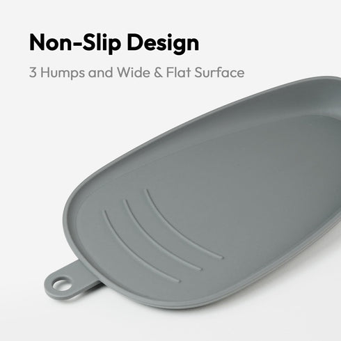 Carrotez Large Silicone Utensil Rest for Stove Top - Unbreakable Heat Resistant Silicone Spoon Rest for Kitchen Countertop - Oversized Wide Non-Sc...