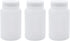 3Pcs 250ml Plastic Wide Mouth Laboratory Reagent Bottles Sample Sealing Bottles...