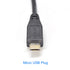 5PCS Micro USB Cable 2 Wire USB Pigtail Cable Micro USB Male to Open-end Cable 30cm 12inch 22AWG 5V 3A DIY Power Charge Cable W/Quick Wire Cable C...