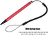 Screen Touch Painting Pen Resistive Hard tip Stylus Pen with Spring Rope for POS/PDA/Car Navigatior/Resistive Mobile Phones(Red)...