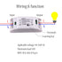WiFi Wireless Remote Light Switch AC90-250V 10A,1CH Switch Realy,Mobile APP Control, Compatible with Alexa & Google Home Assistant?Voice Control.(...
