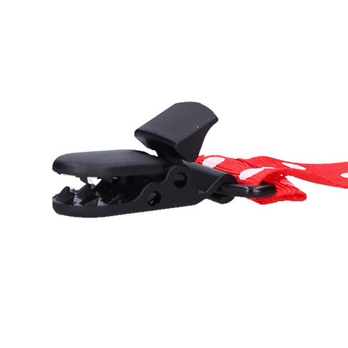 Universal Pacifiers Leash, Baby Pacifier Clips Safety Universal Teething Toys Holder Leash Pacifiers Holder for Travel for Infants Toddlers(Red do...