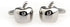 Apple Teacher Pair Cufflinks in a Presentation Gift Box & Polishing Cloth...