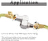 4PCS 1/4Inch NPT Air Tool 360 Degree Swivel Fitting Portable Air Tool Adapter,Air Hose Connector P-020...