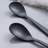 Matte Black Demitasse Espresso Coffee Spoons, Stainless Steel Satin Finish, Mini Teaspoons, Sugar Spoons, 4.7-inch, Set of 6...