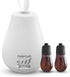 Essential Oil Diffuser - Waterless Diffuser 3 Timer Settings Battery Powered for Bedroom Yoga Room Toilet Pet Room White...