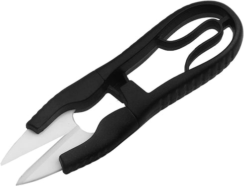 Insulated U-shaped Ceramic Scissors Multipurpose High Hardness Cutter For Cutting Battery Cable Mobile Phone Repair Tool Embroidery Tools Supplies...