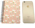 ALIMITOPIA 4 Pack Small Spiral Notepad Journal,Wirebound Ruled Sketch Book Notebook Diary Memo Planner,A6 Size(5.7X4.1) & 80 sheets (Flower B)...