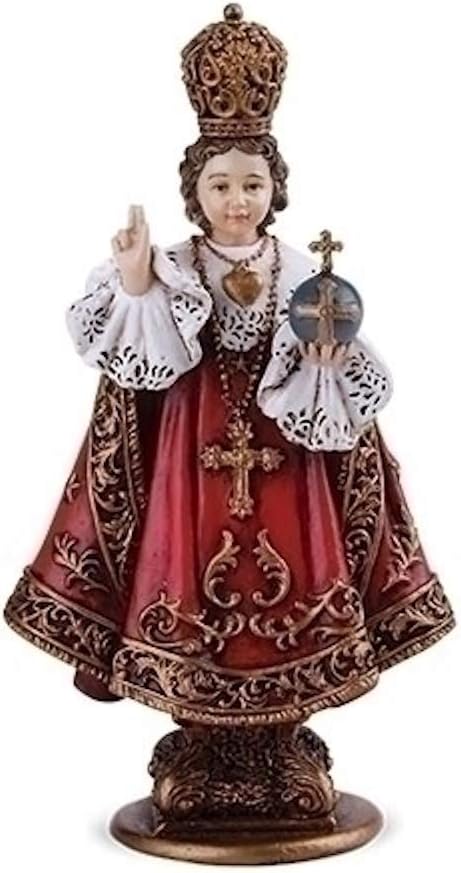 Joseph's Studio by Roman, Renaissance Collection, 4" H Infant of Prague Figure, Home Décor, Devout Gift, Prayerful Inspiration (4x2x4)...